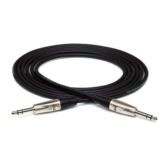 Hosa Technology 50' Pro Balanced 1/4" TRS Male to 1/4" TRS Male Interconnect Audio Cable