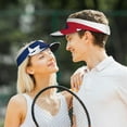 thumbnail image 4 of Puerto-Rico Flag Sport Visor Hats Sun Protection Outdoor Activity For Women Men, 4 of 7