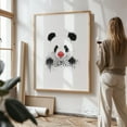 thumbnail image 3 of Clown Panda - Illustration Humor Animal Pop Art Modern Art Whimsical Unframed Wall Art Print 20 x 30 inches, 3 of 16