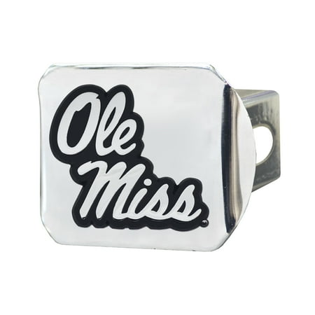 University of Mississippi (Ole Miss)Hitch Cover - Chrome3.4