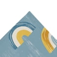 thumbnail image 4 of Yayeee Tapestry Wall Hanging for Bedroom 80" x 60" Living Room Home Wall Art Decor, Light Blue Rainbow, 4 of 7