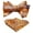 Orange-1, variant on Orange Bow Ties Mens Floral Paisley Self Tie Bow Ties Classic Formal Tuxedo Silk Bowtie Set