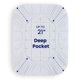 thumbnail image 3 of Funda de colchón SLEEP ZONE Twin XL de algodón para dormitorio universitario, 3 of 7