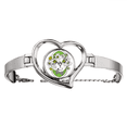 thumbnail image 1 of Flower Bow gato cabeza proteger animal mascota amante Pulsera pulsera de joyería en forma de corazón Unbranded M, 1 of 3