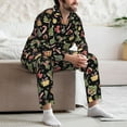 thumbnail image 7 of Sikiie Christmas Tree Decoration Mens Pajama Set, Soft Warm Long Sleeve Sleepwear, Cozy Button-Down Pjs for Men-X-Large, 7 of 7