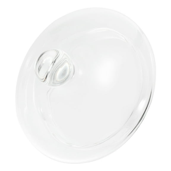 OUNONA Transparent Glass Teapot Lid Replacement Clear Tea Kettle Cover for Home Kitchen 1200ml Teapots and Teacups Accessories