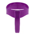 thumbnail image 3 of de Taza de Material Antideslizante Botella Vaso Manija Viaje Coche Diseñado para Portavasos - Púrpura Violeta shamjiam Tapas de vasos a prueba de derrames, 3 of 9