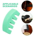 thumbnail image 3 of OULII 1Ensemble Violon en Caoutchouc Vert Silencieux Design à Cinq Griffes pour Séances d'Entraînement et Réduction de Volume, 3 of 8