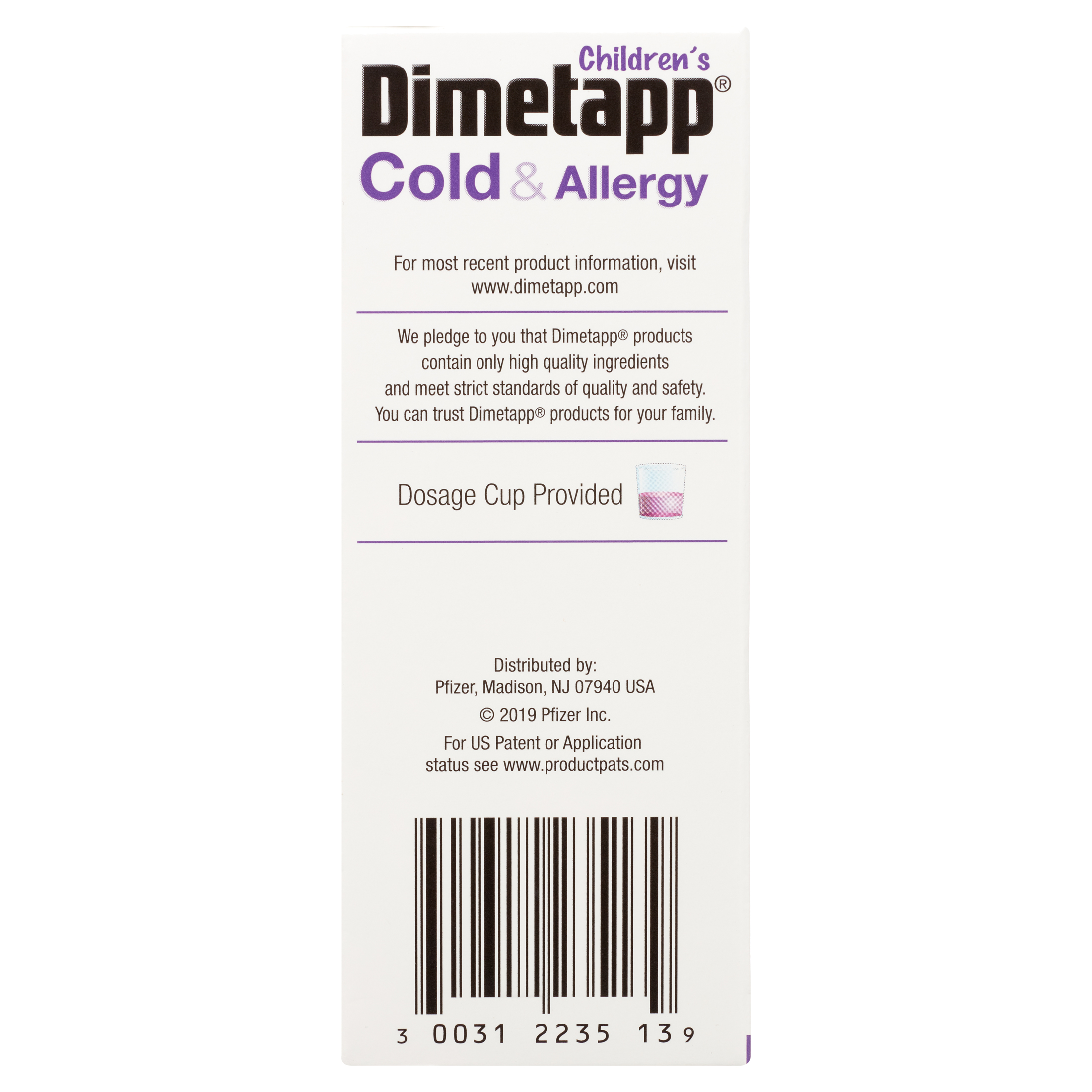 Children's Dimetapp Cold and Allergy, Antihistamine, Alcohol-Free, Liquid Syrup, Grape Flavor, 4 oz. - image 6 of 14