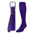 thumbnail image 2 of TCK Belt Knee High Sock Combo - Purple, 2 of 2