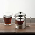 thumbnail image 3 of HARIO Hariol 7 Press Type Coffee Heat Resistant Glass Stainless Steel Practical Capacity 300ml THSV-2-HSV Hairline Silver, 3 of 4