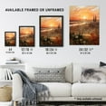 thumbnail image 4 of York Yorkshire Sunset Cityscape View Artwork Painting Artwork Framed Wall Art Print A4, 4 of 5