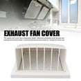 thumbnail image 3 of Exhaust Fan Cover, 100mm Inclined Easy Installation PVC Material Exterior Wall Vent Cover  for Kitchen, 3 of 7