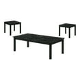 thumbnail image 2 of Furniture of America Versi Modern 3-Piece Coffee Table Set, Black, 2 of 10