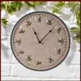 thumbnail image 6 of 12inch Garden Clock Waterproof Wall Mounted Clock Decorative Bees Outdoor Clock for Livingrooms Office Bathroom Kitchen, 6 of 7