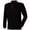 Black, variant on Henbury Mens Classic Plain Long Sleeve Cotton Polo Shirt