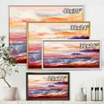 thumbnail image 4 of Designart 'Boat On The Ocean During VIbrant Sunset Glow' Nautical & Coastal Framed Canvas Wall Art Print, 4 of 5