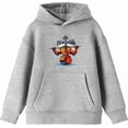 thumbnail image 4 of Fit as a Fiddle Violin Youth Heather Gray Long Sleeve Hoodie-XL, 4 of 6