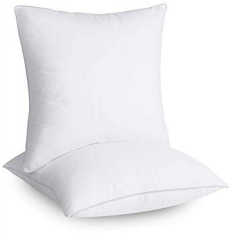 Utopia Bedding Throw Pillow Inserts (Set Of 4, White), 22 X 22 Inches  Pillow Inserts For Sofa, Bed And Couch Decorative Stuffer
