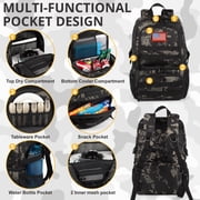 TRIPGEAR Double Deck Cooler Backpack for Men,Large Lunch Backpack, Soft Cooler Bag,Insulated Leak Proof Lightweight