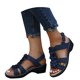 thumbnail image 2 of MKLEKYY Sandalias Ortopédicas para Mujer, Cómodas Sandalias Casuales para Verano, Playa, Vacaciones, Tacón Bajo, Punta Abierta, Diseño Floral, Zapatos para Caminar, 2 of 4