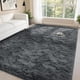 thumbnail image 1 of Alfombra Antideslizante de Peluche Gris Oscuro DweIke 152x244 cm, 1 of 9