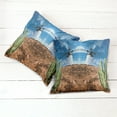 thumbnail image 2 of Ambesonne Nature Throw Pillow Cover 2 Pack, Windmill and Exotic Cactus, 20", Blue and Brown, 2 of 6