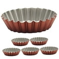 thumbnail image 5 of OFFIGAM 6-Piece Brown Carbon Steel Tart Pans Set, Non-Stick Bakeware for Perfect Pastries and Tarts, Baking Molds, 5 of 8