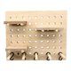thumbnail image 1 of Estante Flotante de Pared en Miniatura, Kits de Bricoje, Estantes de Almacenamiento Hechos para 1:12 1:8 1:6 1, Decoración de Muebles para con en S negro Sunnimix bastidores flotantes de casa de muñecas, 1 of 8