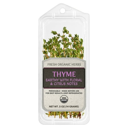 Fresh Cut Organic Thyme, 0.5 oz Clamshell