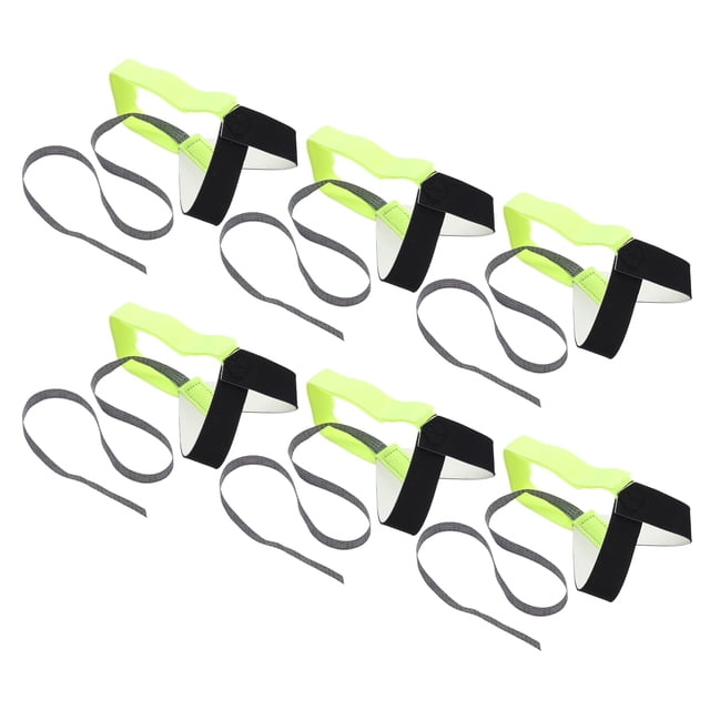 Unique Bargains 6pcs ESD Anti Static Foot Heel Straps Adjustable for Grounding Protecting Electronics Against Electric Shock