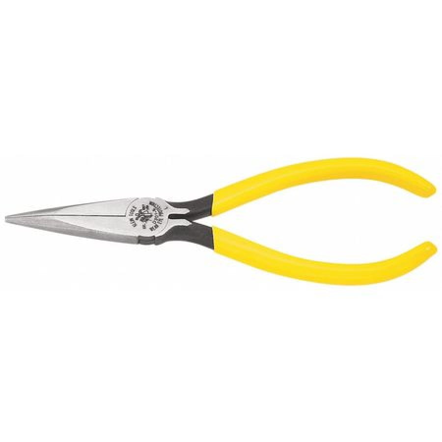 KLEIN TOOLS D3016 Needle Nose Plier,65/8" L,Serrated