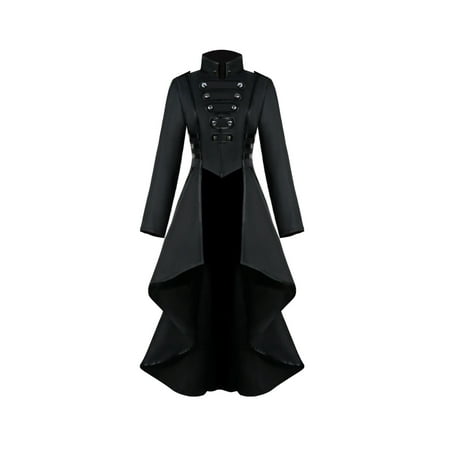

Toddler Girl Dresses Big Gothic Tuxedo Long Trench Jacket Long Top Dresses Clothes for Girls Size 17-18T