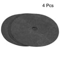 thumbnail image 3 of Unique Bargains 52cm Tree Mulch Ring Nonwoven Tree Protector Mat Plant Cover Black 4 Pack, 3 of 6