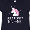 thumbnail image 4 of Inktastic Gigi and Grandpa Love Me Unicorn Grandchild Girls Baby Bodysuit, 4 of 5
