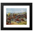 thumbnail image 2 of Lionel Royer 24x20 Black Modern Framed Museum Art Print Titled - The Battle Near Mentana, 2 of 5