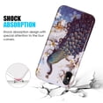 thumbnail image 4 of The Artistry Collection Full Coverage Imd Marble Tpu Case With Glitter For Iphone Xs Max - Peacock Divine, 4 of 8