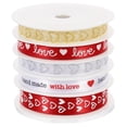 thumbnail image 5 of 5 rollos de cintas para envolver regalos de San Valentín, cintas estampadas para decoración de bodas, 5 of 5