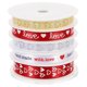 thumbnail image 5 of 5 rollos de cintas para envolver regalos de San Valentín, cintas estampadas para decoración de bodas, 5 of 5