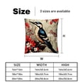 thumbnail image 5 of Woodpecker Pillow Covers Set of 2 with Unique Patterns - Available in 16x16, 18x18, and 20x20 Inches for Various Occasions - Pillow Inserts Included, 5 of 6