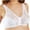 White, variant on Utoimkio Sports Bras for Women Padded Solid Color Bra No Underwire Push Up Plus Size Mother Lace Underwear