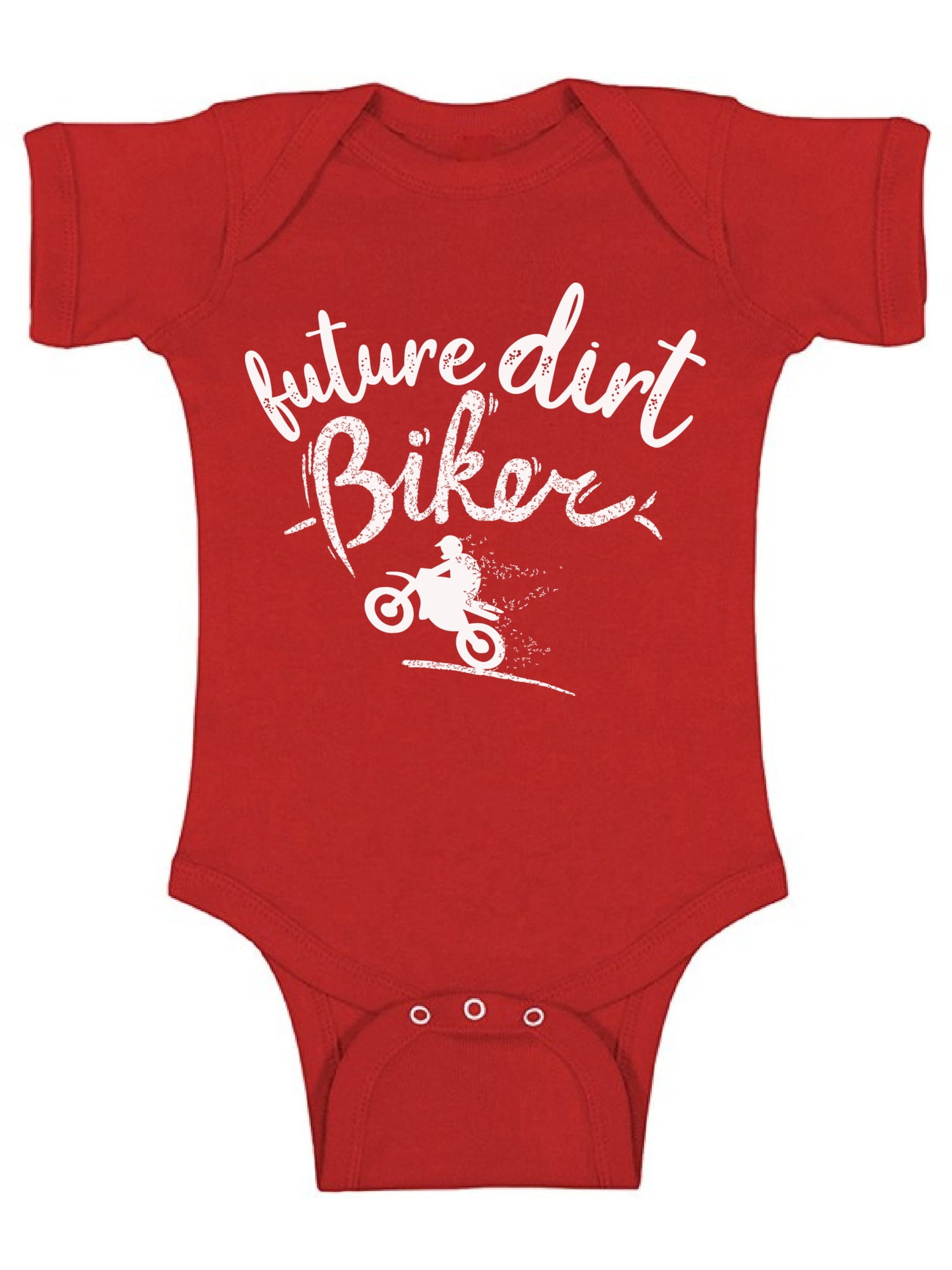 Future Motorcross Rider 1 Baby Romper New Baby Boy Gift Present Rider Motorbiker 