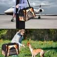 thumbnail image 7 of Basketball Premium Pet Carrier Bag - Durable 900D Oxford Cloth Fabric with Sherpa Base - Secure & Comfortable Travel - 17x10x11.8 in - Ideal for Small Dogs & Cats, 7 of 7