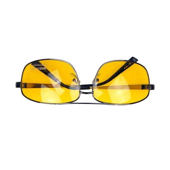 STOBOK Yellow Driving Sunglasses for Night Driving with Anti-reflective Lens