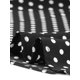 thumbnail image 5 of BLUSA ESTAMPADA DE PUNTOS EN V DE MANGAS CORTAS PARA MUJER INSPIRE CHIC TALLA S NEGRO, 5 of 7