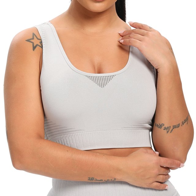 Breathable Yoga Vest for Women Chest Hollow Out Bra Soft Material for Summer Spring Running