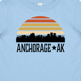 thumbnail image 4 of Inktastic Anchorage Alaska Skyline Boys or Girls Baby T-Shirt, 4 of 5