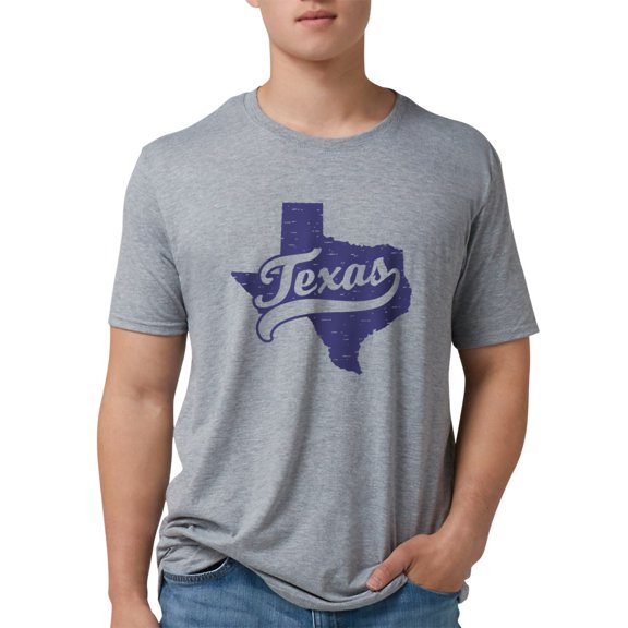 CafePress - Texas Men's Deluxe T Shirt - Mens Tri-blend T-Shirt