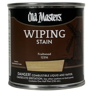 1/2 pt Old Masters 12316 Fruitwood Old Masters Oil-Based Wiping Stain