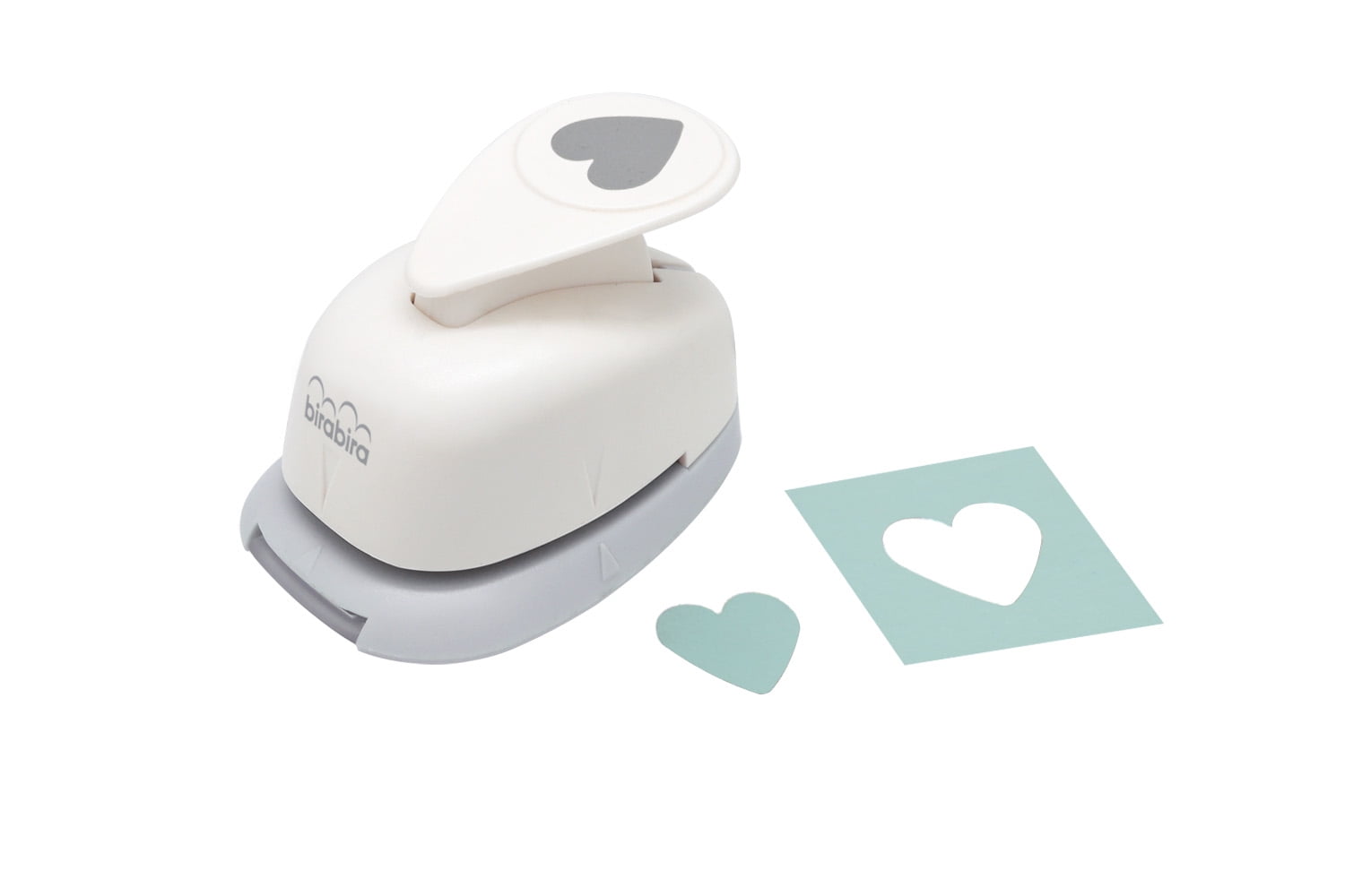 Bira Craft 5/8 inch Heart Shape, Valentine’s Day Punch, Lever Action Craft Punch for Paper Crafting Scrapbooking